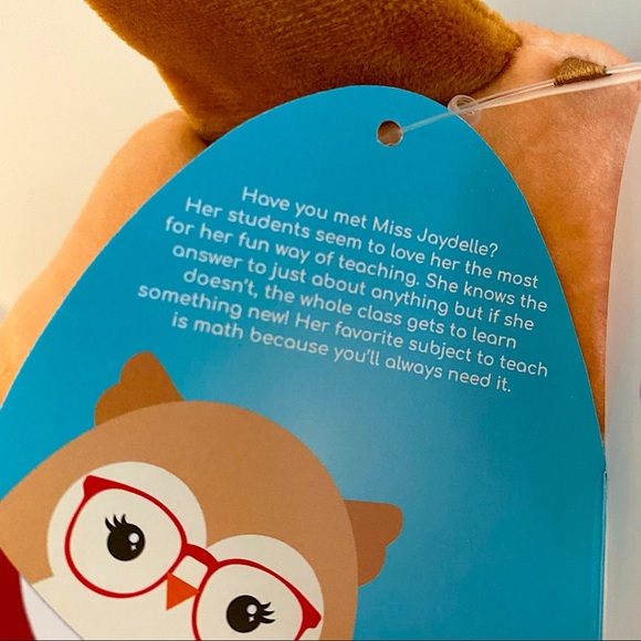 NWT 8” Jaydelle the Owl Squishmallow - Picture 5 of 5
